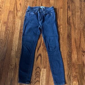 Paige Occasions Dark Blue Skinny Jeans